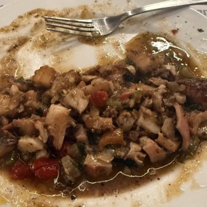 Mariscos - Pulpo al Ajillo