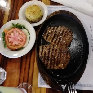 Churrasco con papa
