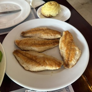 Robalo a la placha 