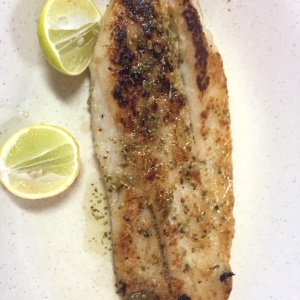 Corvina a la plancha