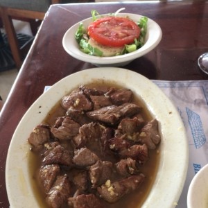 filete de res salteado a la chef