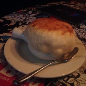 sopa de cebolla