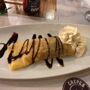Crepe de Fresas y Nutella