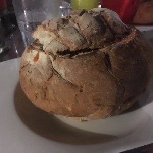 Panne Cook de calamar en salsa Marco Polo.
