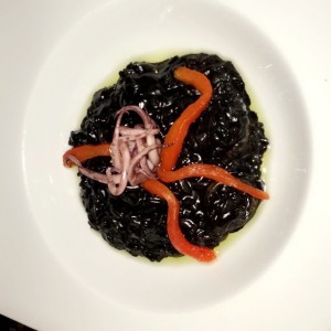 Arroces - Risotto de camarones negro