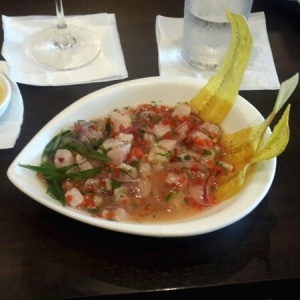 Seviche con Pimenton Dulce