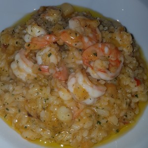 rissotto de camarones