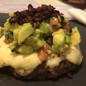 hamburguesa guacamole (sin pan)