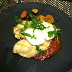 Filete de pollo caprese