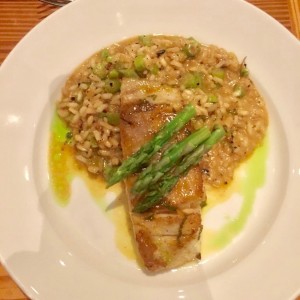 filete de corvina en salsa de maracuya