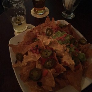 nachos con pollo