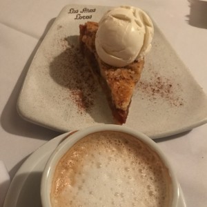 postre y cafe