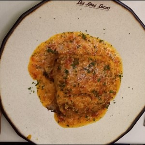 PESCADOS - Corvina al Ajillo