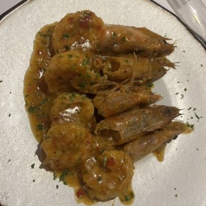 MARISCOS - Langostinos al Ajillo