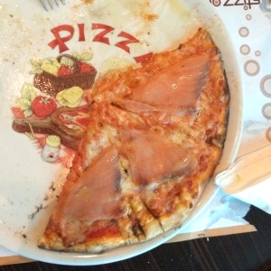 Pizza de salmon
