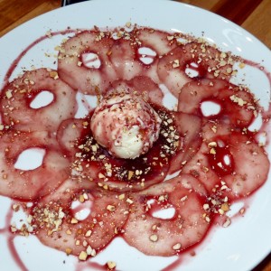 Carpaccio di pera