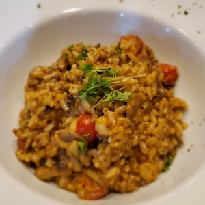 Risotto alla crema di tartufo e capesante