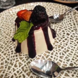 Panacotta de frutos rojos