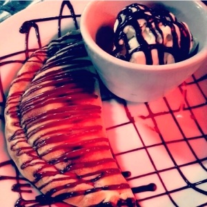Calzon de nutella