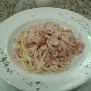 lenguini a la carbonara !!