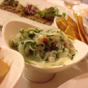 Ceviche de corvina