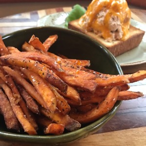 Tuna salad & sweet potatoes