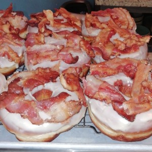 bacon donut