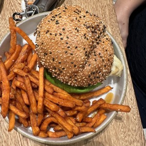 Sandwich de pollo marinado