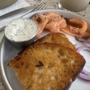 Brunch - Smoked Salmon Toastie