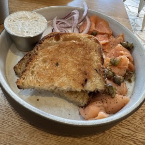Brunch - Smoked Salmon Toastie