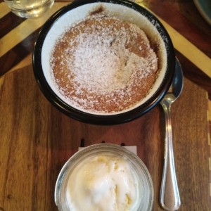 Lava cake de caramelo