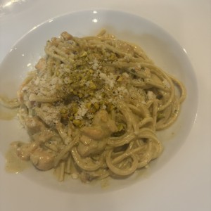 Spaghetti con pollo 
