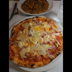 pizza carbonara