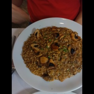 risotto de hongos