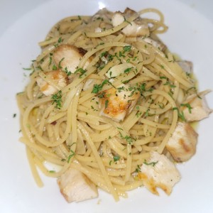 Alfredo con pollo extra