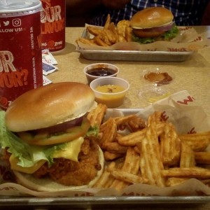 Hamburguesas de pollo