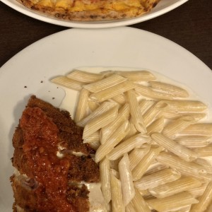 Cordon bleu con pasta