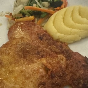 Milanesa de carne a la parmesana