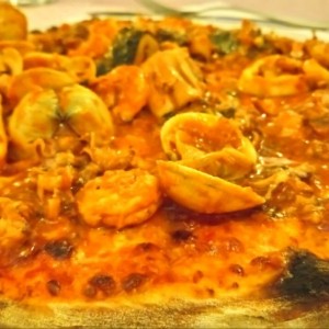 pizza de maricos