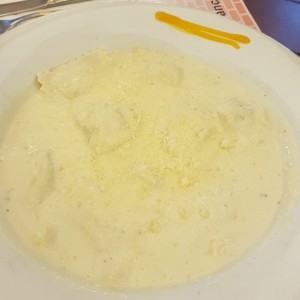 Raviolis rellenos de espinaca