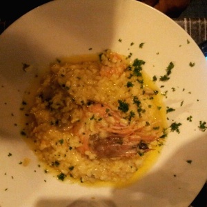 rissoto de camarones