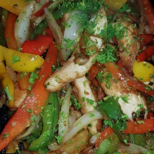 fajitas de pollo