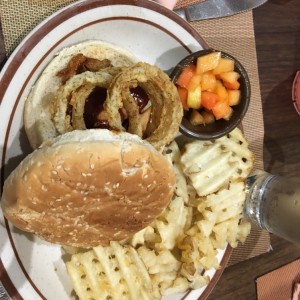 emparedado bqq de puerco