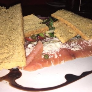 Carpaccio de Salmao Ahumado