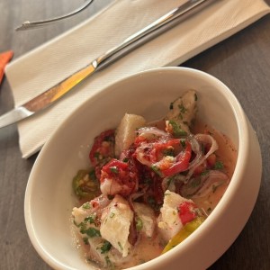 Ceviche de corvina