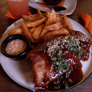 costillas bbq
