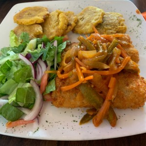 menu del dia filete con pataconeS