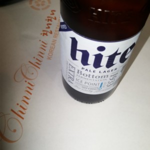Hite cerveza Coreana (Pale Lager)