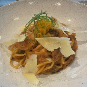 Spaguetti frutos del mar