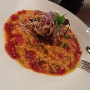 Guacho de mariscos